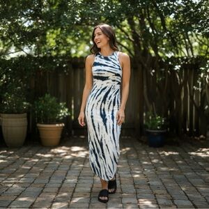 Young, Fabulous & Broke Ribbed Tie-Dye Dress